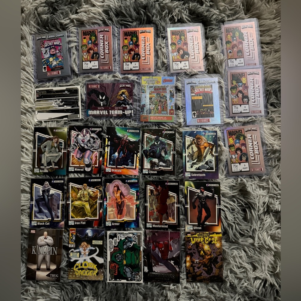Marvel Trading Card lot